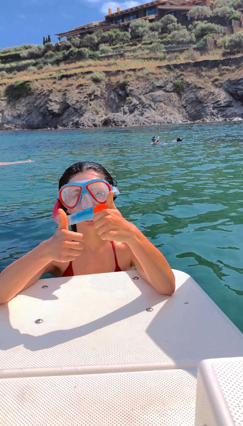 Snorkelling by the coast