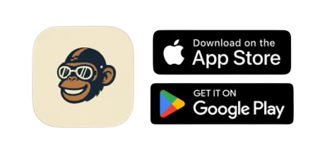 PitMonkey FS app icon and download badges